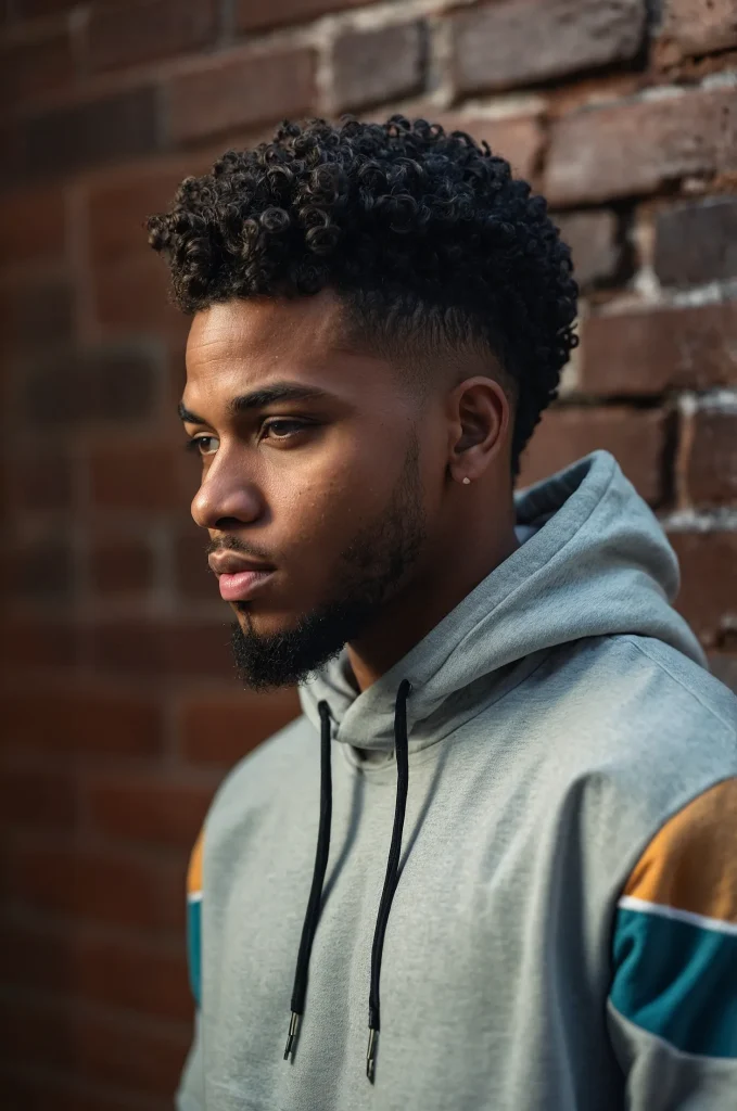 Low Fade Sponge TwistsPortrait of a young Bl 1