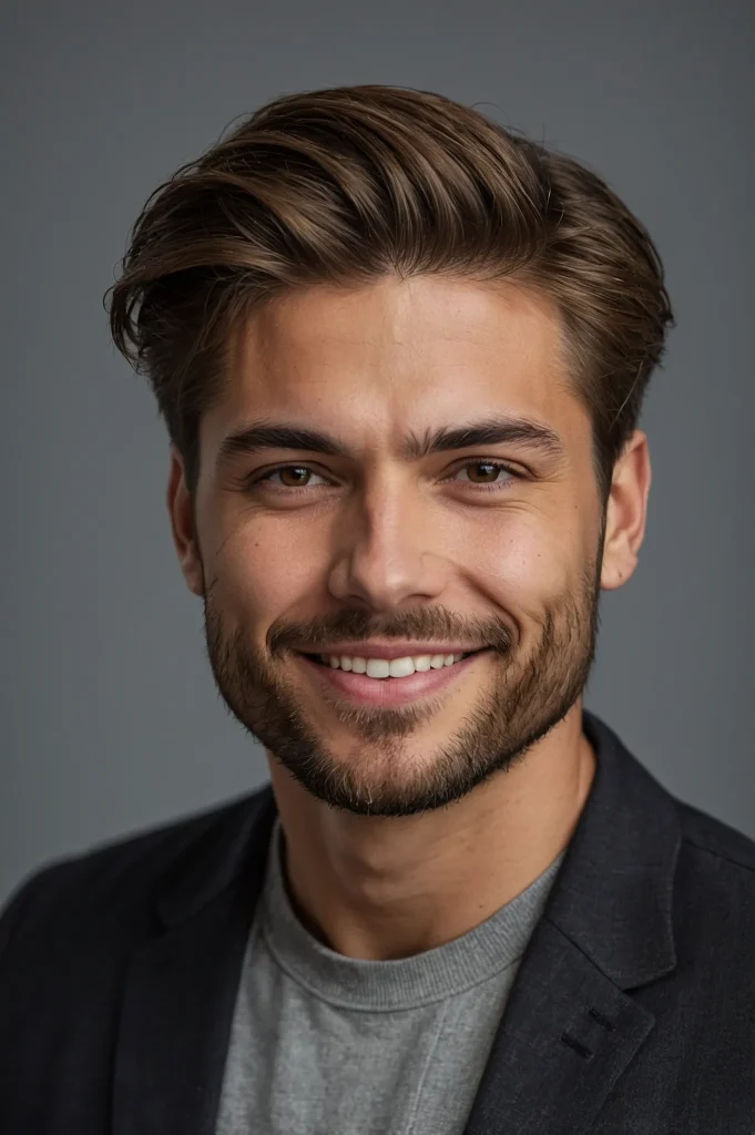 Low Taper with Textured Straight LayersA man 3