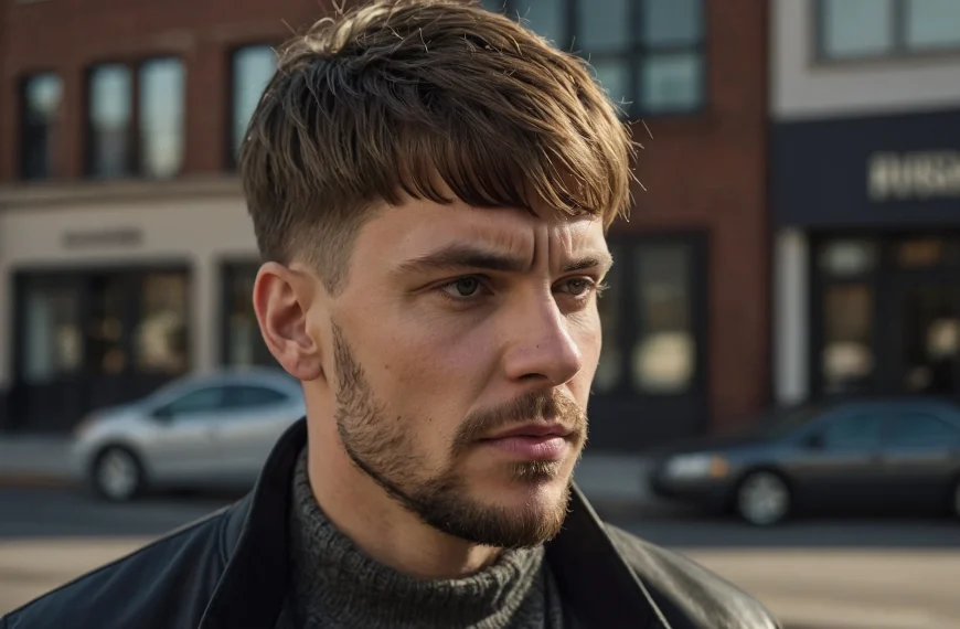 Mens Fringe Cut