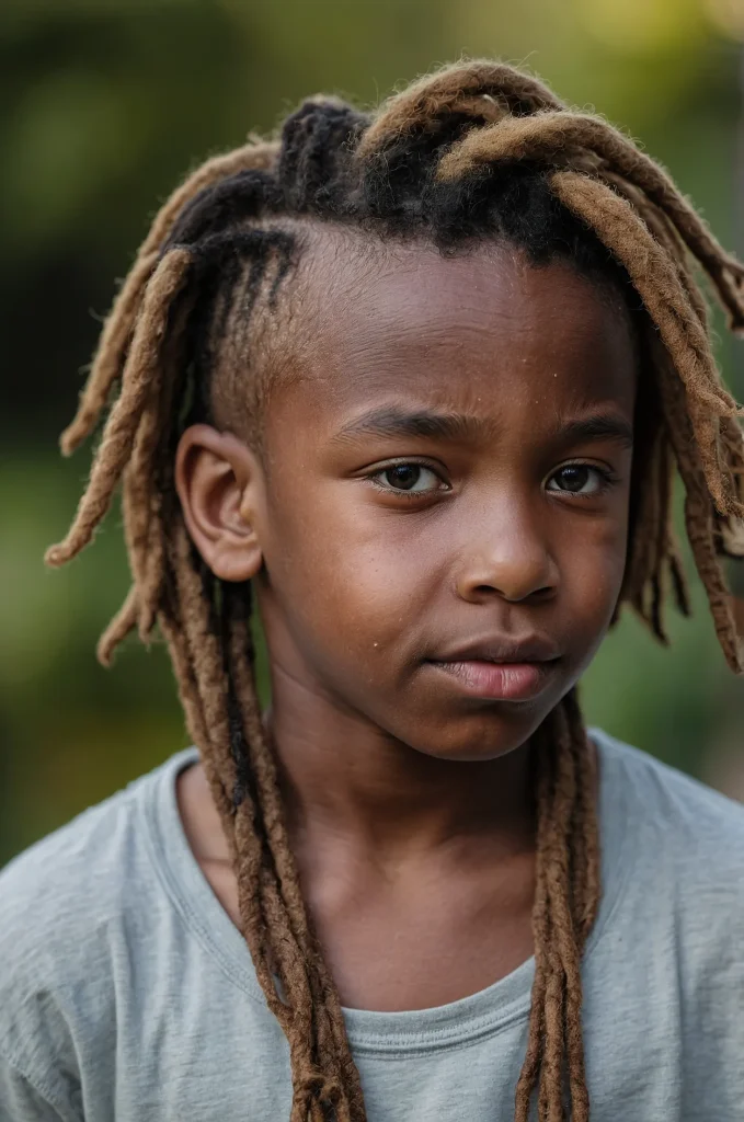 Mini Dreadlocks Boy with starter dreadlocks 2