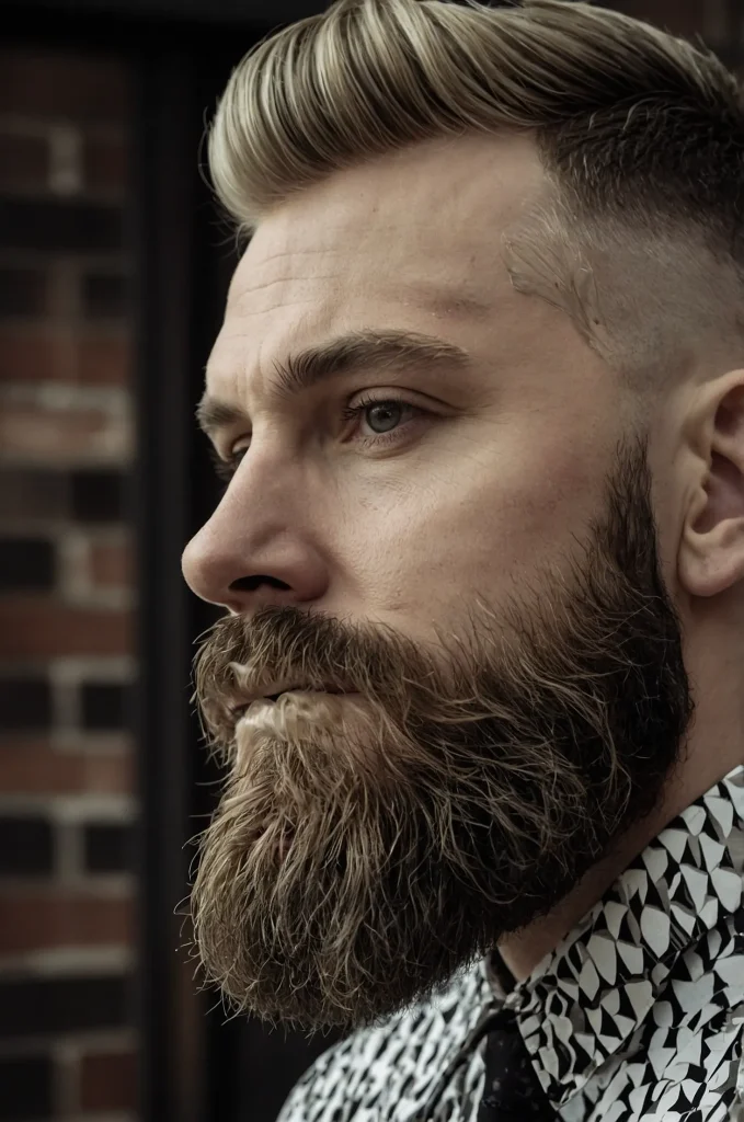 Mod Cut with BeardA White American man with a 2