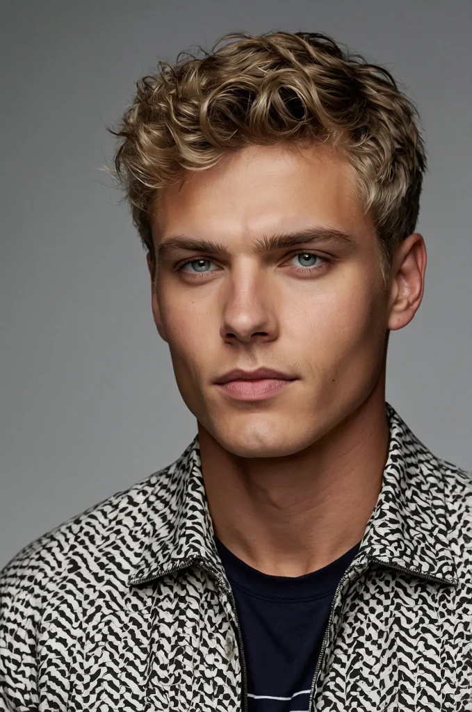 Short Waves White American man with short wa 1