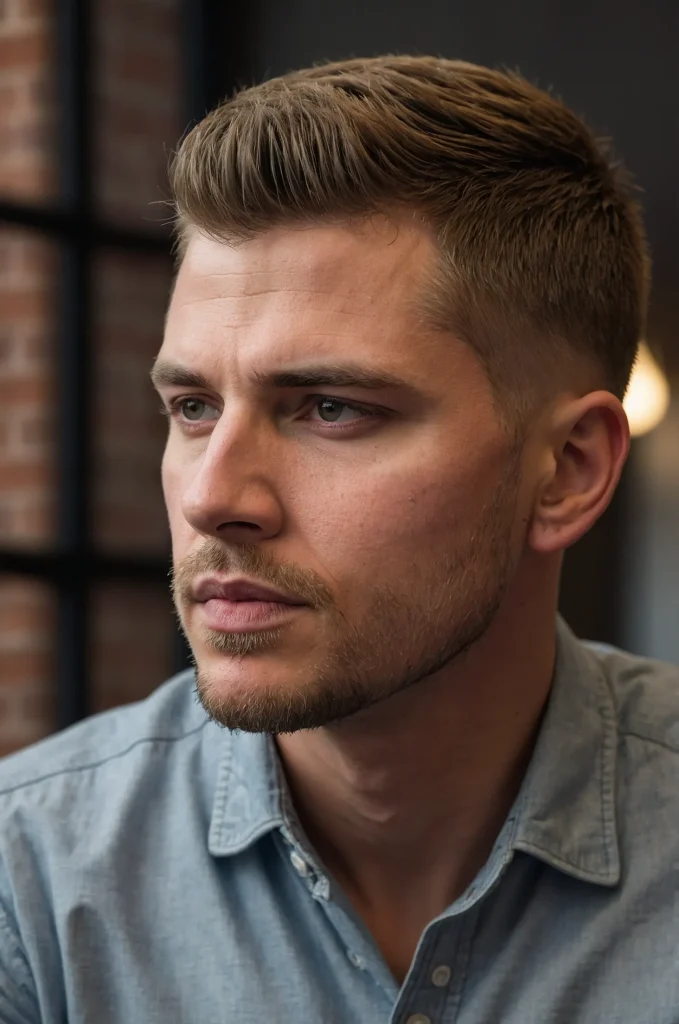 Taper Fade A White American man with a taper 3