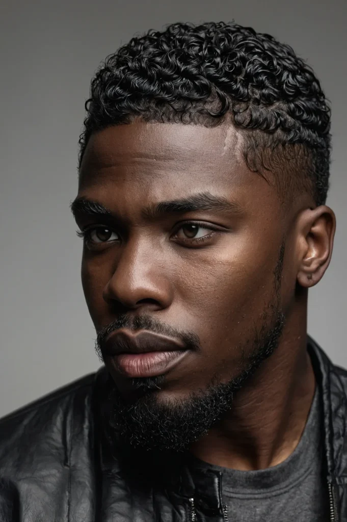 Temp Fade Waves LineUpBlack man with 360 wa 0