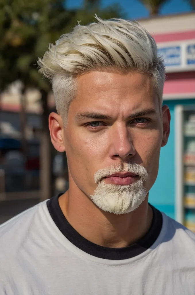 TwoTone Ice Cream Cut realistic portrait of 1