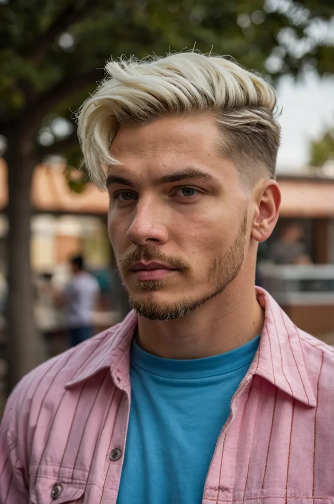 TwoTone Ice Cream Cut realistic portrait of 2