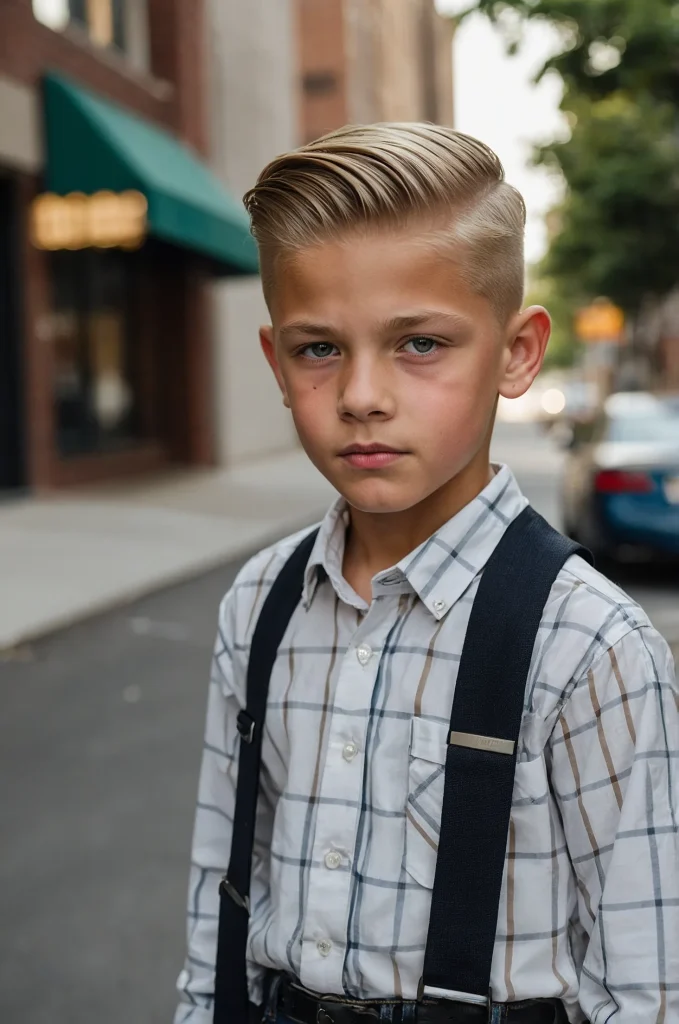 Undercut with Comb Over White American boy 1 2